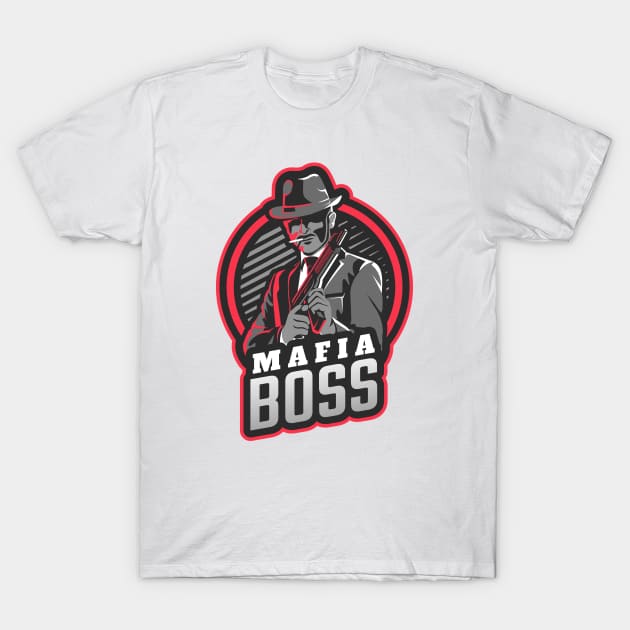 Mafia Boss T-Shirt by Tip Top Tee's